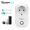 Home Automation WiFi Smart Switch APP Remote Control Sonoff S20 Timer Socket EU Plug